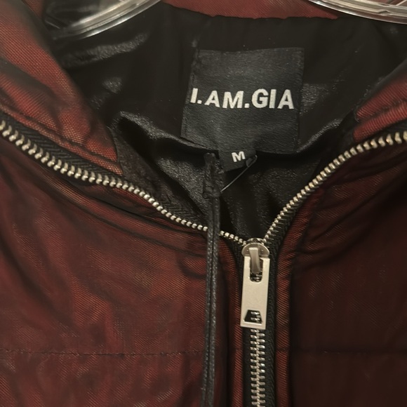 I.AM.GIA Brand new w/ tags - cropped puffy and warm cropped bomber jacket- Sz. M - Picture 3 of 11